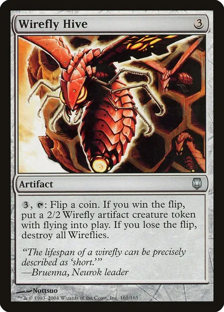 Essaim de câblemouches, carte Magic DST 161 — extension Sombracier