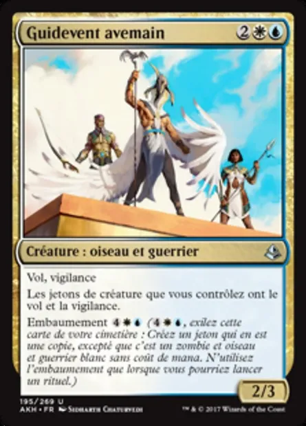 Guidevent avemain, carte Magic AKH 195 — extension Amonkhet
