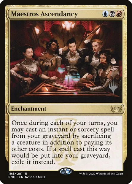 Maestros Ascendancy, Magic card PSNC 198p — Streets of New Capenna Promos set