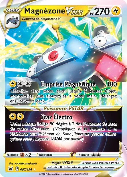 Magnézone VSTAR, carte Pokémon LOR 057 — extension Origine Perdue