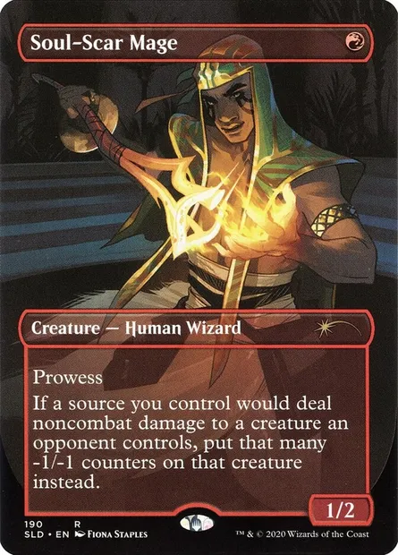 Mage scarifiâme, carte Magic SLD 190 — extension Secret Lair Drop