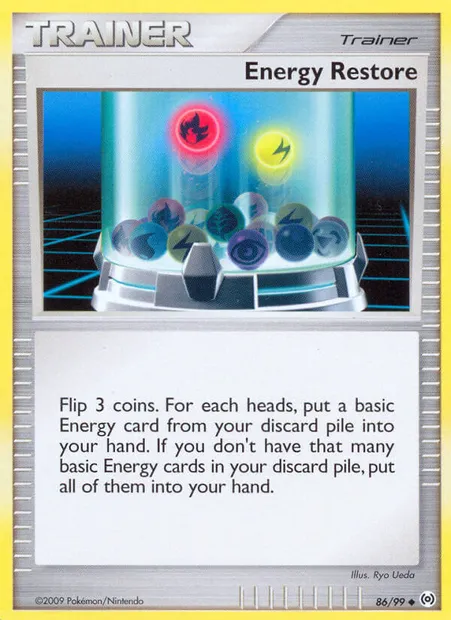 Energy Restore, Pokémon card AR 86 — Arceus set