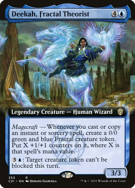 Deekah, Fractal Theorist, Magic card C21 353 — Commander 2021 set