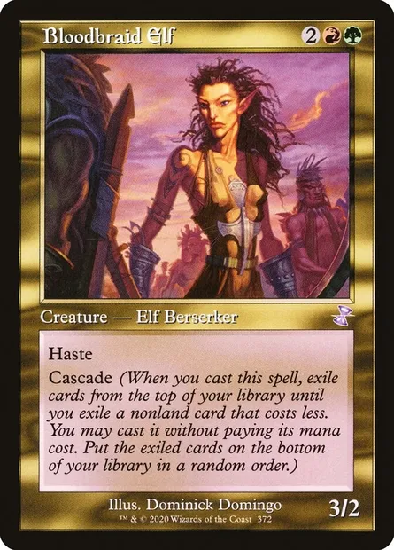 Bloodbraid Elf, Magic card TSR 372 — Time Spiral Remastered set