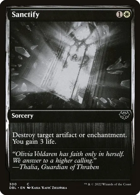 Sanctifier, carte Magic DBL 300 — extension Innistrad : Double Programme
