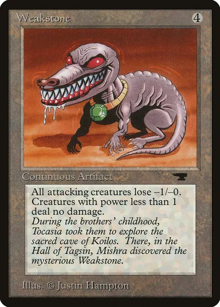Weakstone, carte Magic ATQ 78 — extension Antiquities