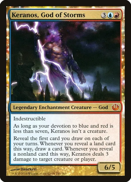 Keranos, God of Storms, Magic card JOU 151 — Journey into Nyx set