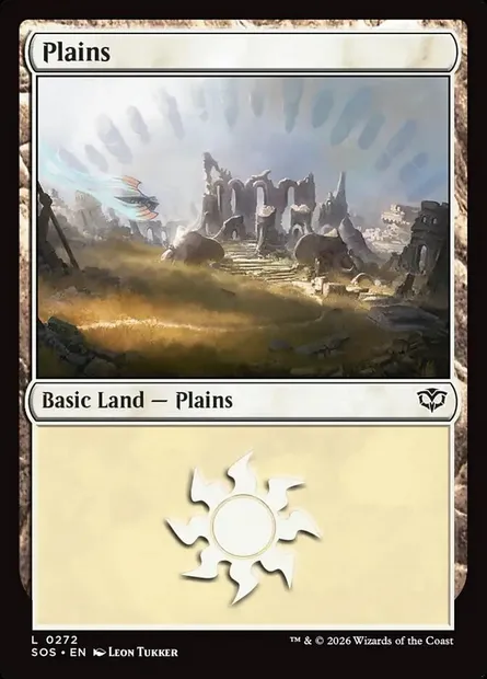 Plains, Magic card SOS 272 — Secrets of Strixhaven set