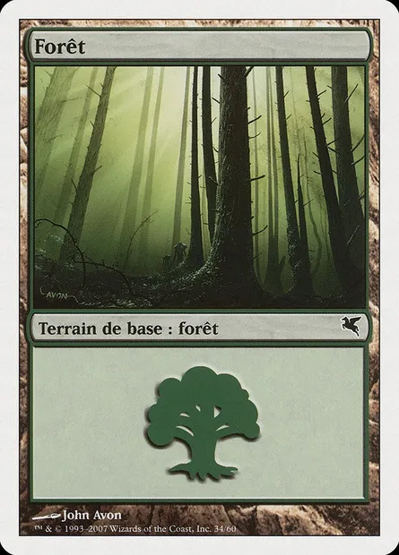 Forêt, carte Magic PSAL I34 — extension Salvat 2005