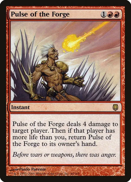 Pulsation de la Forge, carte Magic DST 66 — extension Sombracier