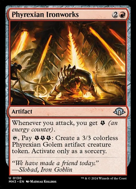 Phyrexian Ironworks, Magic card MH3 130 — Modern Horizons 3 set