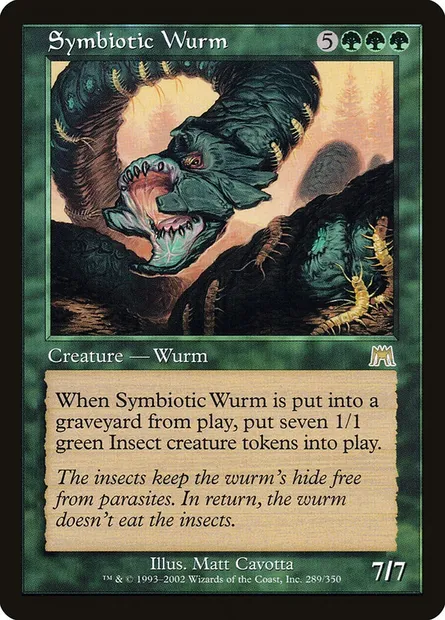 Guivre symbiotique, carte Magic ONS 289 — extension Carnage