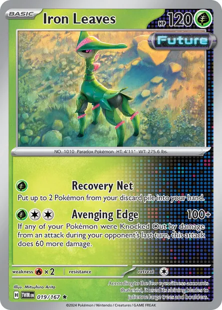Iron Leaves, Pokémon card TWM 019 — Twilight Masquerade set