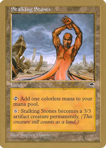 Stalking Stones, Magic card WC98 rb327 — World Championship Decks 1998 set