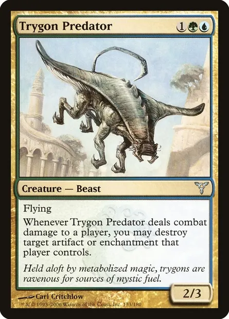 Trygon Predator, Magic card DIS 133 — Dissension set