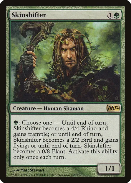 Skinshifter, Magic card M12 195 — Magic 2012 set
