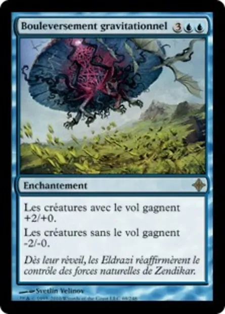 Bouleversement gravitationnel, carte Magic ROE 69 — extension L'ascension des Eldrazi