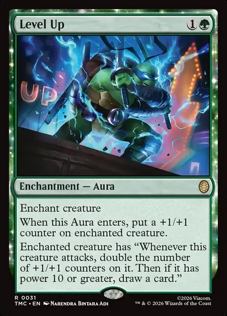 Level Up, Magic card TMC 31 — Teenage Mutant Ninja Turtles Eternal set