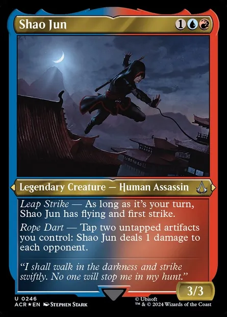 Shao Jun, Magic card ACR 246 — Assassin's Creed set