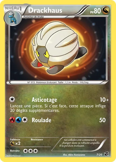 Drackhaus, carte Pokémon DRV 7 — extension Coffre des Dragons