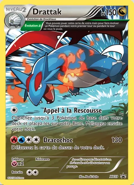 Drattak, carte Pokémon XY 59 — extension Promo XY