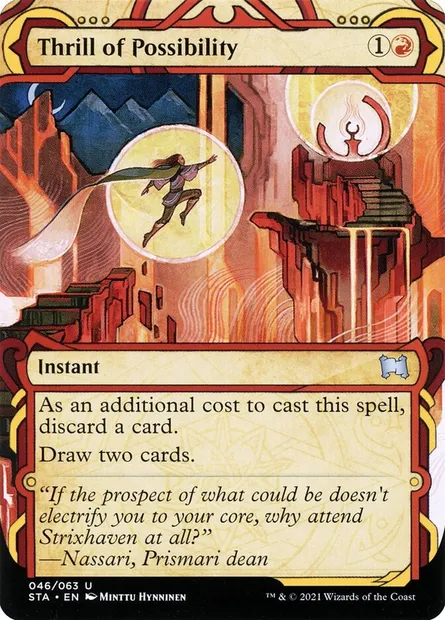Thrill of Possibility, Magic card STA 46 — Strixhaven Mystical Archive set