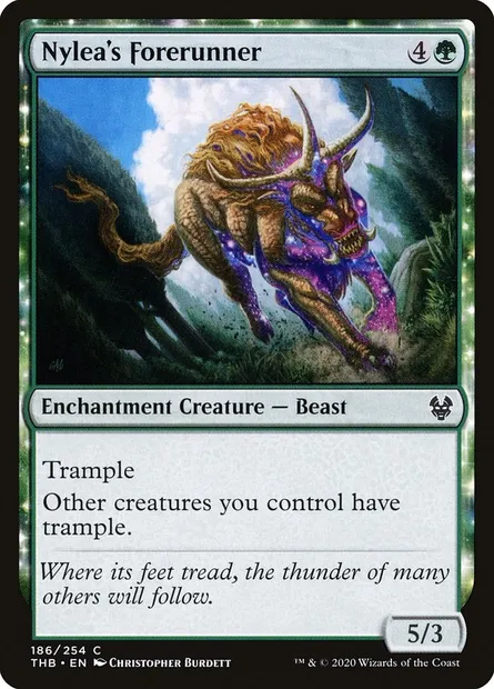 Nylea's Forerunner, Magic card THB 186 — Theros Beyond Death set