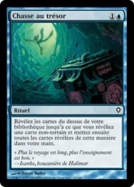 Chasse au trésor, carte Magic WWK 42 — extension Worldwake