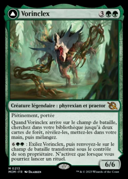 Vorinclex // La Grande Évolution, carte Magic MOM 213 — extension L'invasion des machines