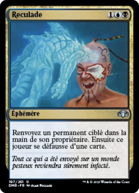 Reculade, carte Magic DMR 197 — extension Dominaria Remastered