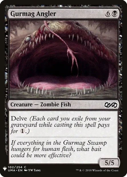 Gurmag Angler, Magic card PLST UMA-102 — The List set