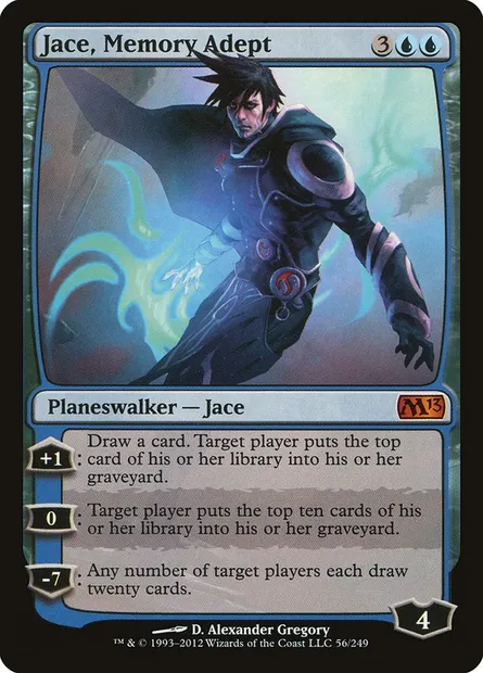 Jace, Memory Adept, Magic card M13 56 — Magic 2013 set