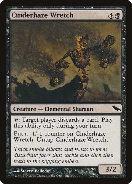 Cinderhaze Wretch, Magic card SHM 60 — Shadowmoor set