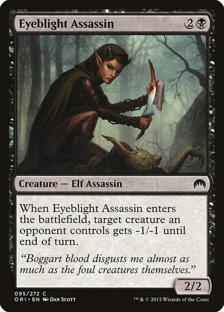 Eyeblight Assassin, Magic card ORI 95 — Magic Origins set