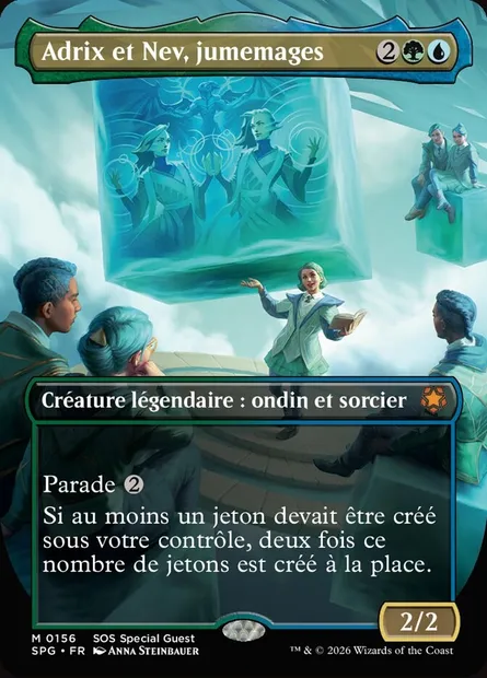 Adrix et Nev, jumemages, carte Magic SPG 156 — extension Special Guests