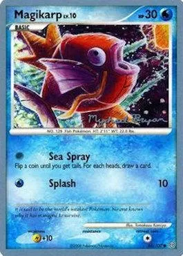 Magikarp Lv.10, carte Pokémon WCD10 065 — extension World Championship Decks 2010