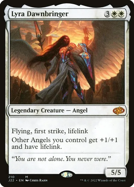 Lyra Dawnbringer, Magic card J22 210 — Jumpstart 2022 set