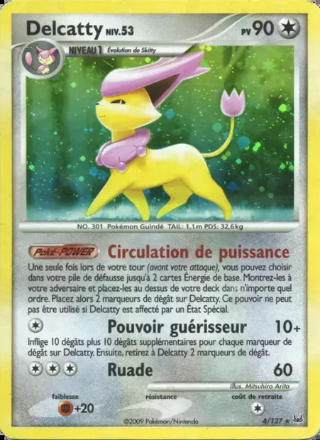 Delcatty, carte Pokémon PL 4 — extension Platine