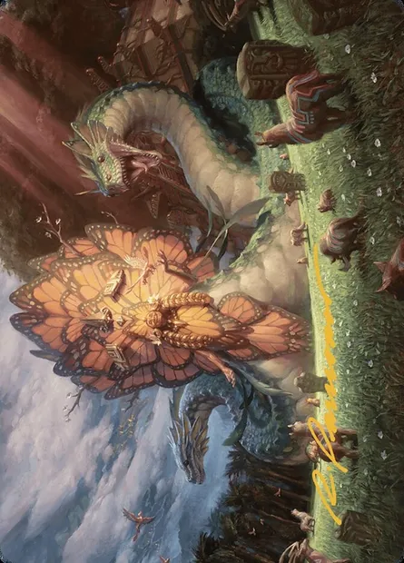 Ojer Kaslem, Deepest Growth // Ojer Kaslem, Deepest Growth, carte Magic ALCI 30 — extension The Lost Caverns of Ixalan Art Series