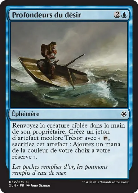 Profondeurs du désir, carte Magic XLN 52 — extension Ixalan