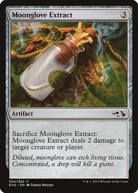 Moonglove Extract, Magic card EVG 24 — Duel Decks Anthology: Elves vs. Goblins set