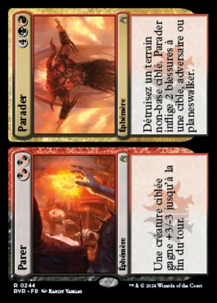 Parer // Parader // Parer // Parader, carte Magic RVR 244 — extension Ravnica Remastered