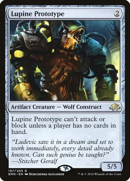 Lupine Prototype, Magic card EMN 197 — Eldritch Moon set