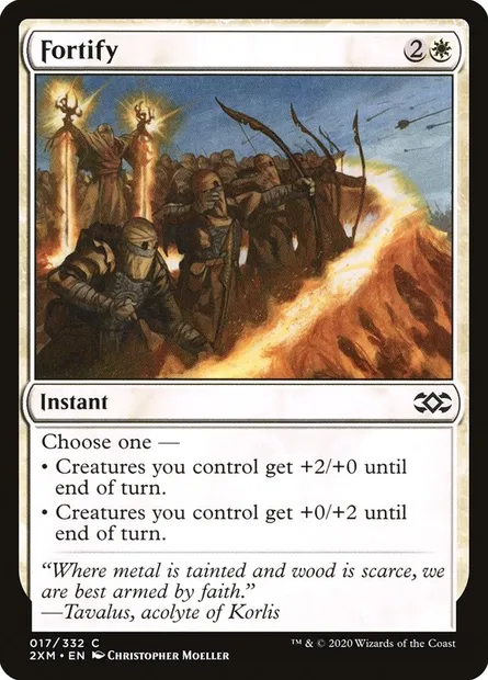 Fortify, Magic card 2XM 17 — Double Masters set