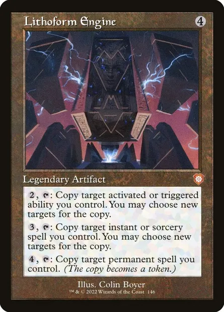 Lithoform Engine, Magic card BRC 146 — The Brothers' War Commander set