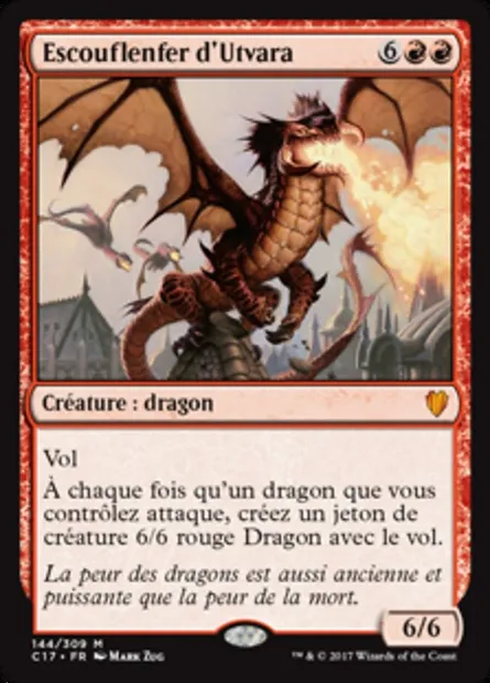 Escouflenfer d'Utvara, carte Magic C17 144 — extension Commander 2017