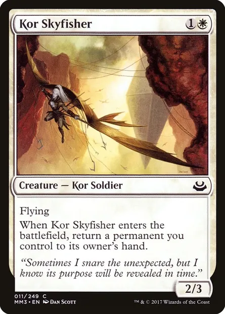 Pêcheuse céleste kor, carte Magic MM3 11 — extension Modern Masters 2017