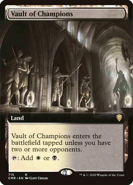Vault of Champions, Magic card CMR 715 — Commander Legends set