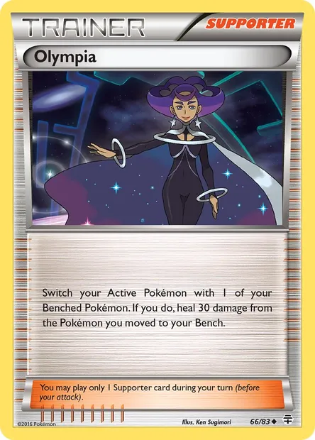 Olympia, Pokémon card GEN 66 — Generations set