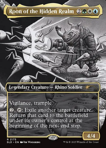 Roon du Royaume caché, carte Magic SLD 2173 — extension Secret Lair Drop